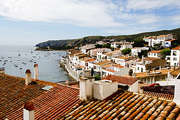 View of Cadaques, Spain, Catalonia, Costa Brava, Girona province, Cadaques