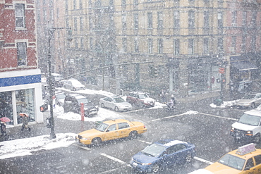 Snowstorm in New York City