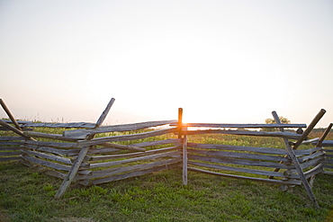 Old wooden fence