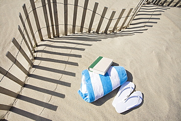 Fence on the beach