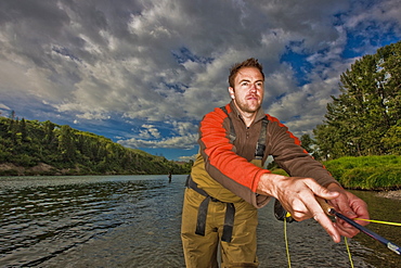 Fly fisherman