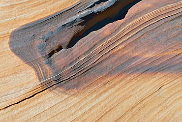 Art on sandstone, South Coyote Buttes, Arizona