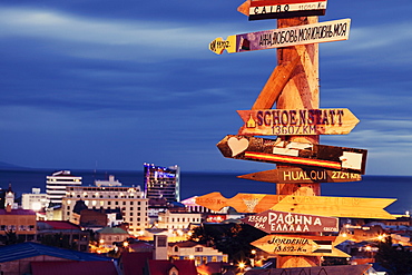 View to Punta Arenas, Chile, Magallanes and Antartica, Punta Arenas