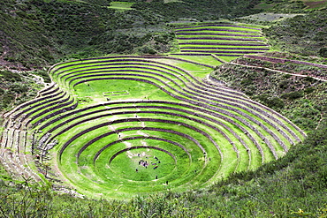 Incan ruins, Peru, Cuzco, Moray