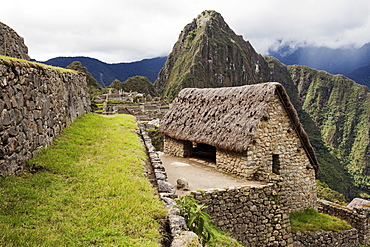 View to Machu Picchu, Peru, Urubamba Province, Cusco, Machu Picchu