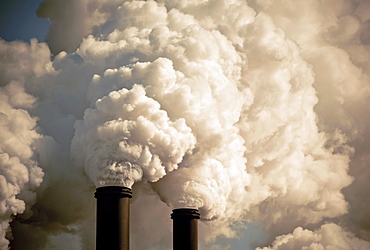 Industrial smokestacks, Florida