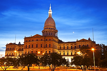 Lansing, Michigan - State Capitol Building at sunrise