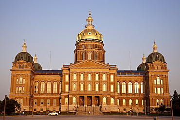 State Capitol Building in Des Moines, USA, Iowa, Des Moines