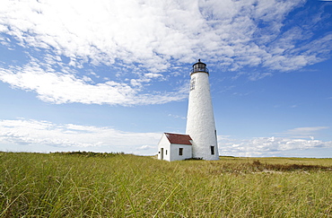 View of Great Point lighthouse, Nantucket Island, Massachusetts