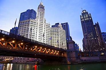 USA, Illinois, Chicago, City view, USA, Illinois, Chicago
