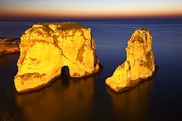 Pigeon Rocks at sunset