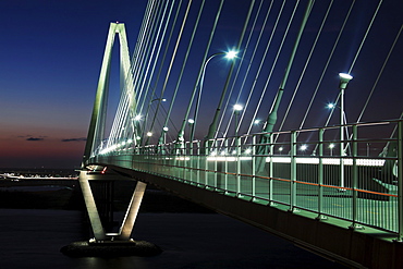 USA, South Carolina, Charleston, Arthur Ravenel Jr. Bridge