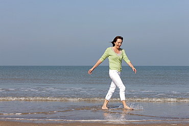 Woman on beach
