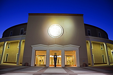 USA, New Mexico, Santa Fe, State Capitol Building