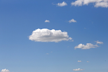 Blue sky with clouds