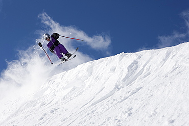 USA, Colorado, Telluride, Downhill skiing