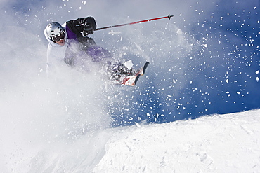 USA, Colorado, Telluride, Downhill skiing