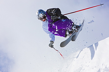 USA, Colorado, Telluride, Downhill skiing