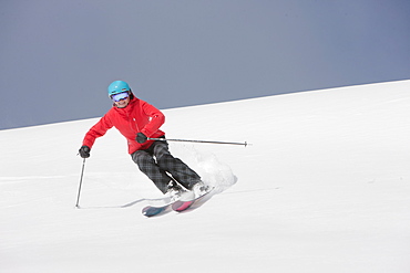 USA, Colorado, Telluride, Downhill skiing