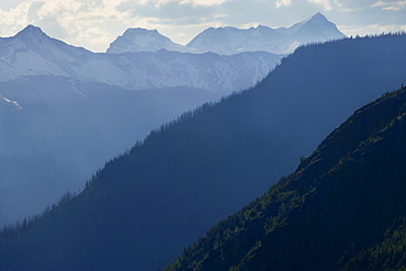 USA, Montana, Glacier National Park, Mountain range