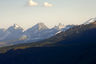USA, Montana, Glacier National Park, Mountain range