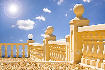 Spain, Costa Blanca, White balustrade