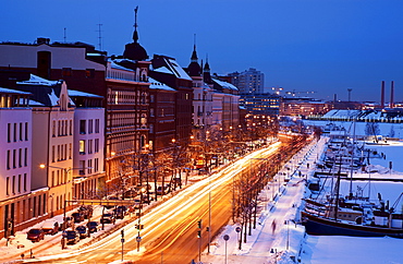 Finland, Helsinki, Pohjoisesplanadi Street