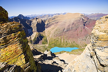 USA, Montana, Glacier National Park, Glacier lake
