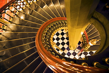 USA, Louisiana, Baton Rouge, State Capitol interior staircase