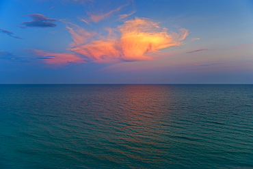 Ocean and clouds