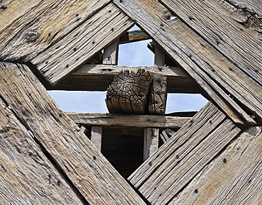 A wooden surface