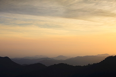 Mountain landscape with trees