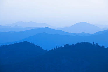 Mountain landscape with trees