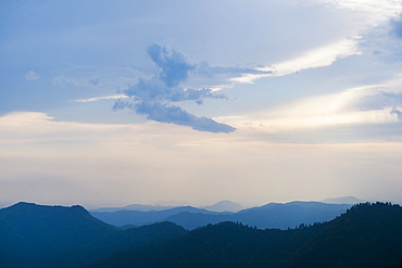 Mountain landscape with trees