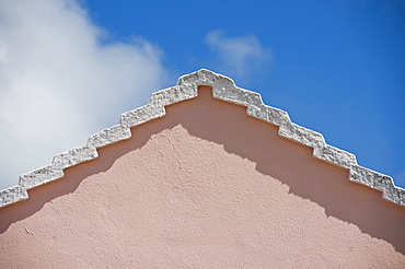 Roof peak in Bermuda