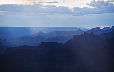 Sunset view of Grand Canyon National Park