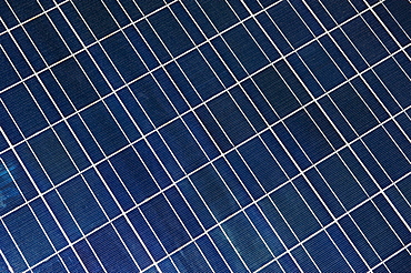 Close up of solar panel