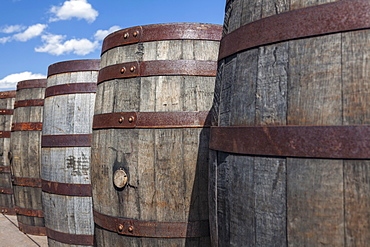 Old wooden barrels, Hill City, South Dakota