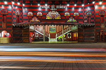 Historic fire station, Parque de Bombas, in Ponce, Puerto Rico