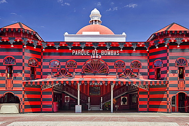 Historic fire station Parque de Bombas, Ponce, Puerto Rico