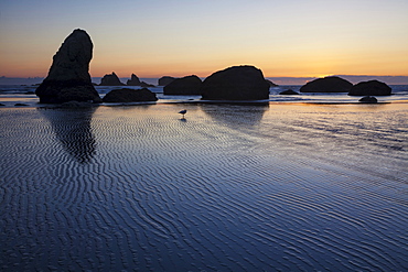 Sunset at Bandon Beach, OR