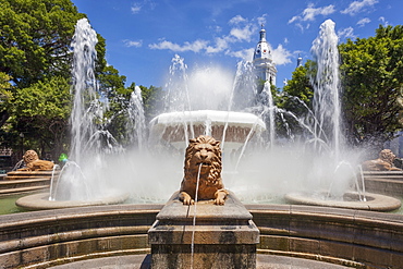 Fountain of Lions at Plaza Las Delicias, Ponce, Puerto Rico