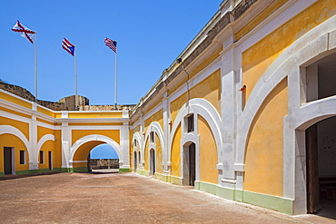 Morro Castle, Inner courtyard, El Morro, San Juan, Puerto Rico