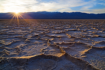 Salt pan, Death Valley California