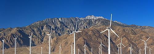 USA, California, Palm Springs, Wind farm, USA, California, Joshua Tree National Park