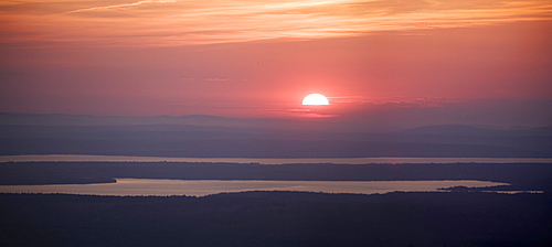 Sunset from Cadillac Mountain Acadia National Park Maine