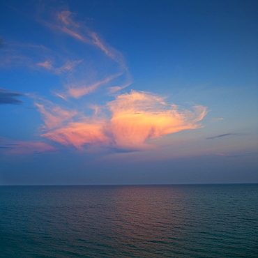 Ocean and clouds