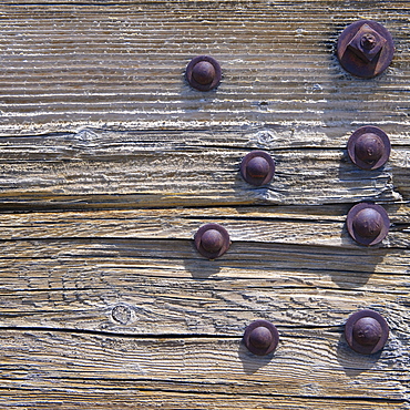 A wooden surface