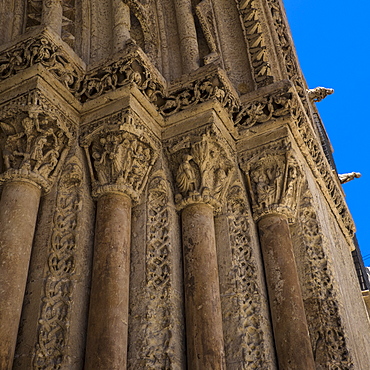 View of Santa Iglesia Cathedral, Detail, Valencia, Spain