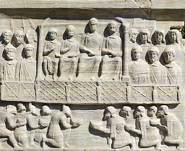 Turkey, Istanbul, Sultanahmet Mosque relief